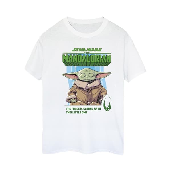 Star Wars Womens/Ladies The Mandalorian The Force Is Strong Cotton Boyfriend T-Shirt