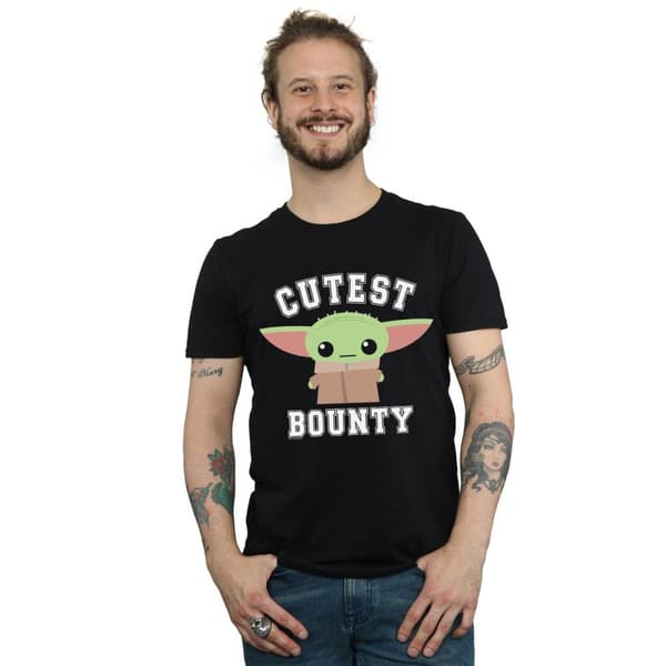 Star Wars Mens The Mandalorian - T-shirt med det bästa bytet