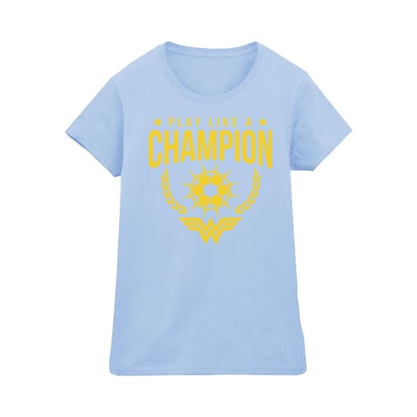 DC Comics Dam/Tjej Wonder Woman Play Like A Champion - T-shirt i bomull