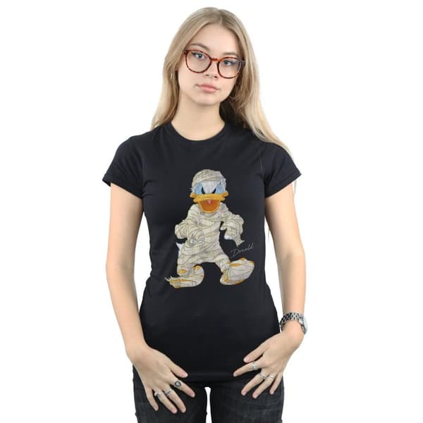 Disney Womens/Ladies Mummy Donald Duck Cotton T-Shirt
