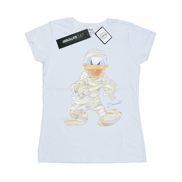 Disney Womens/Ladies Mummy Donald Duck Cotton T-Shirt