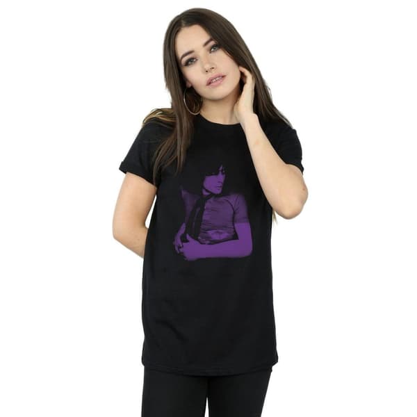 Syd Barrett Womens/Ladies Violet Portrait Cotton Boyfriend T-Shirt