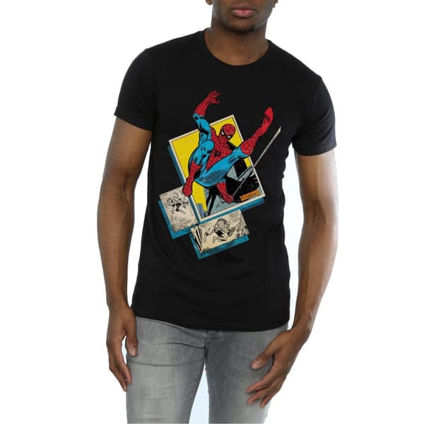 Marvel Spider-Man block T-shirt för herrar