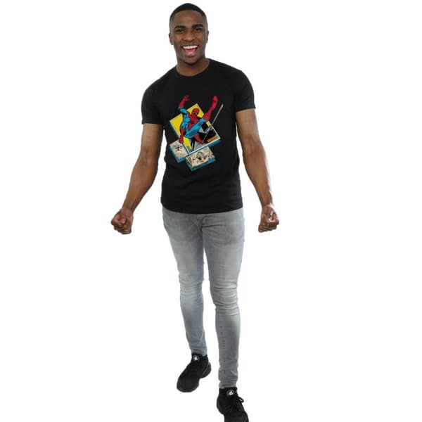 Marvel Spider-Man block T-shirt för herrar