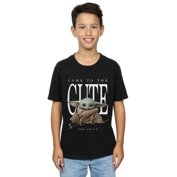 Star Wars Boys The Mandalorian The Cute Side T-Shirt