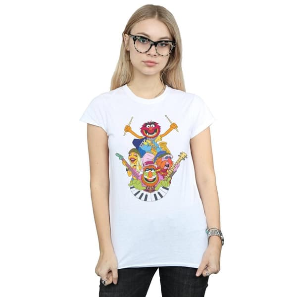Disney Womens/Ladies The Muppets Dr Teeth And The Electric Mayhem Cotton T-Shirt