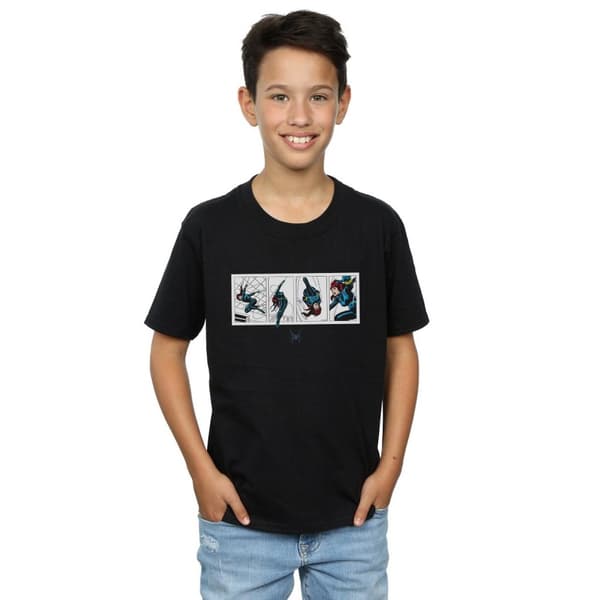 Marvel Comics Boys Black Widow Comic Strip T-Shirt
