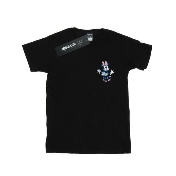 Disney Dam/Lady Minnie Mouse Dancing Chest Boyfriend T-shirt i bomull