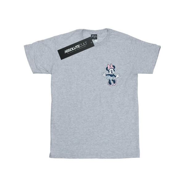 Disney Dam/Lady Minnie Mouse Dancing Chest Boyfriend T-shirt i bomull
