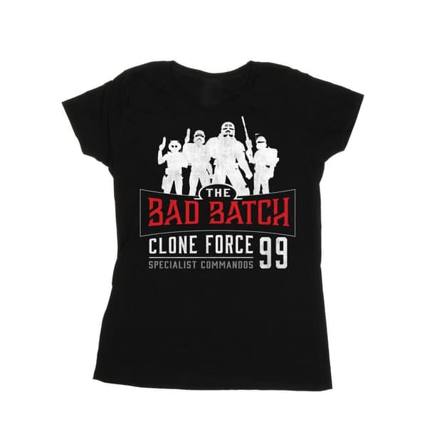Star Wars Dam/Tjej The Bad Batch Clone Force 99 - T-shirt i bomull