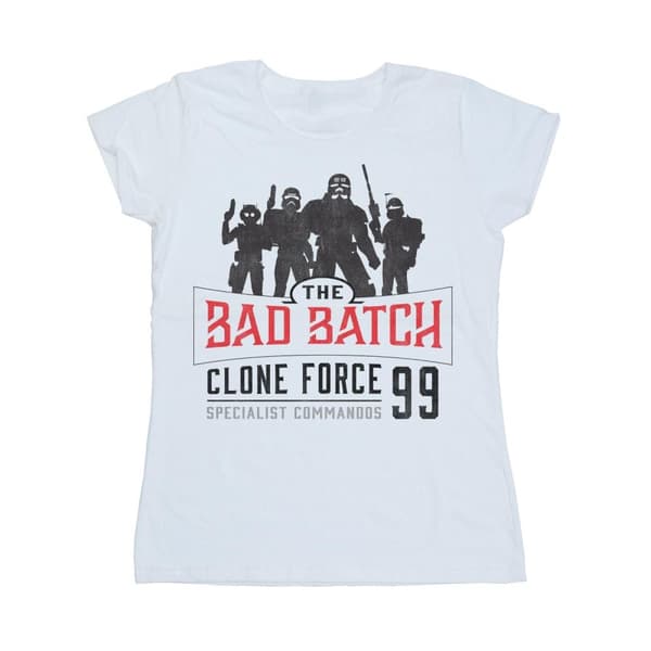 Star Wars Dam/Tjej The Bad Batch Clone Force 99 - T-shirt i bomull