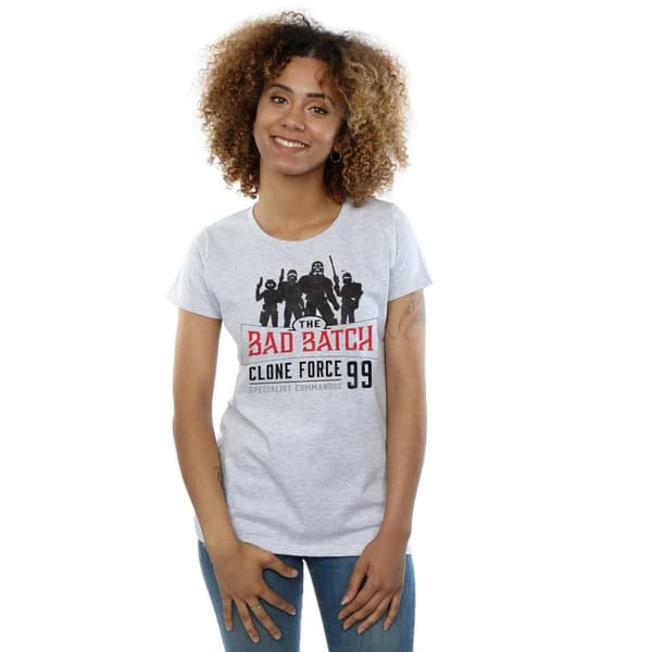 Star Wars Dam/Tjej The Bad Batch Clone Force 99 - T-shirt i bomull