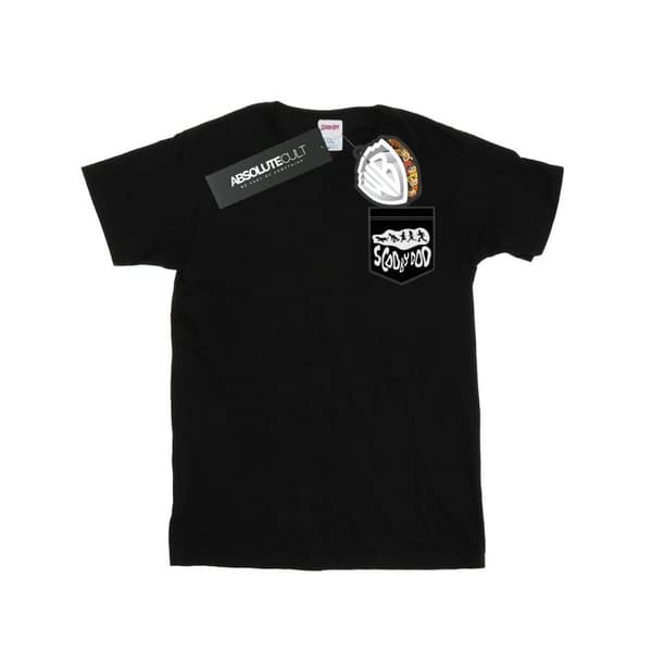 Scooby Doo T-shirt med fuskficka för pojkar Black 5-6 Years