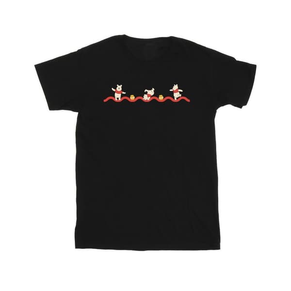 Disney Winnie the Pooh Hunny Line - T-shirt i bomull för flickor