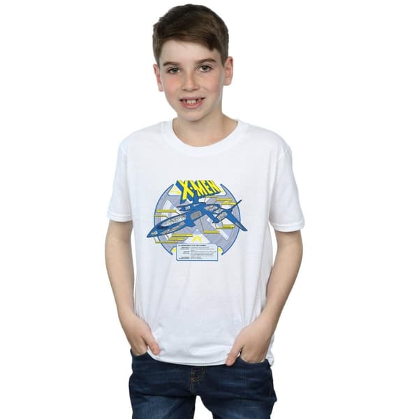 Marvel Boys X-Men X-Jet Breakdown T-Shirt