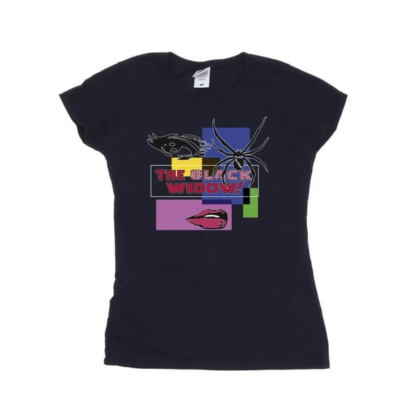 Marvel Black Widow Pop Art - T-shirt i bomull för damer/kvinnor