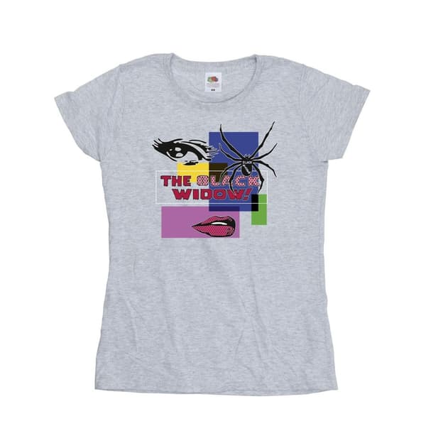 Marvel Black Widow Pop Art - T-shirt i bomull för damer/kvinnor