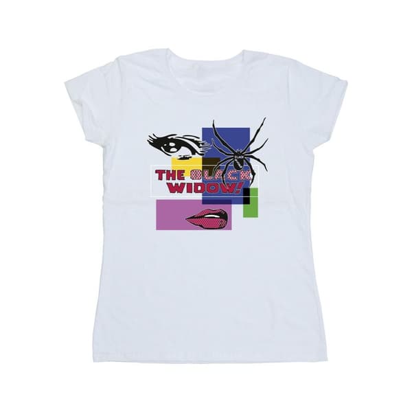 Marvel Black Widow Pop Art - T-shirt i bomull för damer/kvinnor
