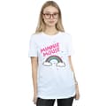 Miniatyrbild 2 av 5: Disney Dam/Lady Minnie Mouse Rainbow Dots Boyfriend T-shirt i bomull