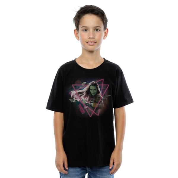 Marvel Guardians Of The Galaxy Neon Gamora T-shirt för pojkar