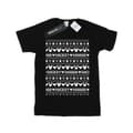 Miniatyrbild 1 av 5: Disney Dam/Tjej Mickey And Minnie Christmas Fair Isle Bomull Boyfriend T-shirt