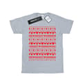 Miniatyrbild 1 av 5: Disney Dam/Tjej Mickey And Minnie Christmas Fair Isle Bomull Boyfriend T-shirt