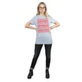 Miniatyrbild 4 av 5: Disney Dam/Tjej Mickey And Minnie Christmas Fair Isle Bomull Boyfriend T-shirt