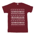 Miniatyrbild 1 av 5: Disney Dam/Tjej Mickey And Minnie Christmas Fair Isle Bomull Boyfriend T-shirt