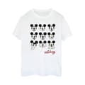 Miniatyrbild 1 av 3: Disney Dam/Tjej Musse Pigg Many Faces Bomull Boyfriend T-shirt