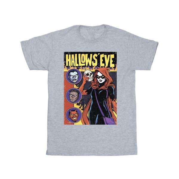 Marvel Girls Hallows Eve Comic Cover Cotton T-Shirt