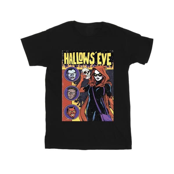 Marvel Girls Hallows Eve Comic Cover Cotton T-Shirt
