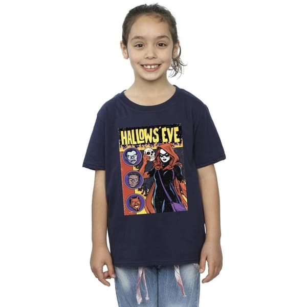 Marvel Girls Hallows Eve Comic Cover Cotton T-Shirt