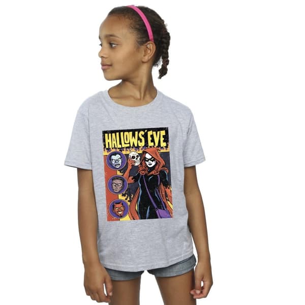 Marvel Girls Hallows Eve Comic Cover Cotton T-Shirt