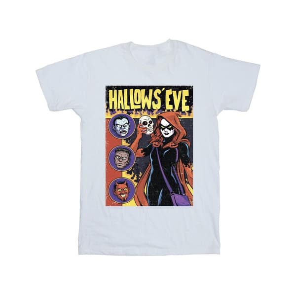 Marvel Girls Hallows Eve Comic Cover Cotton T-Shirt
