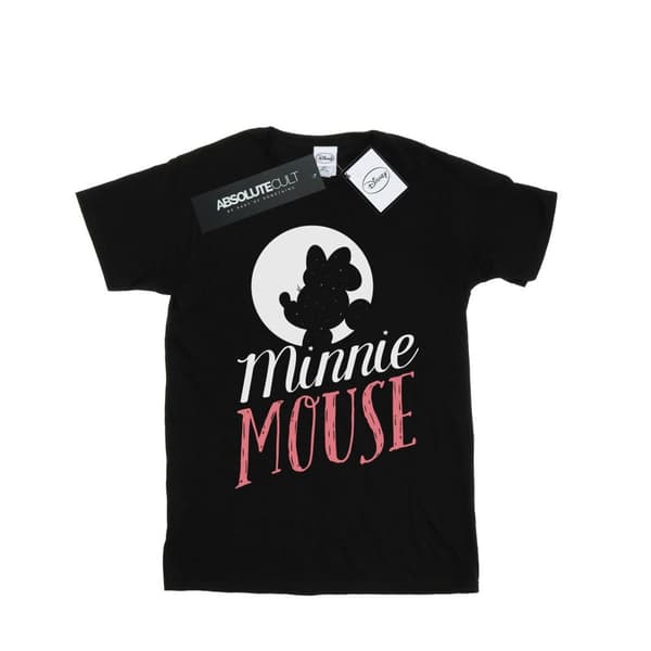 Disney Minnie Mouse Moon Silhouette T-shirt i bomull för flickor
