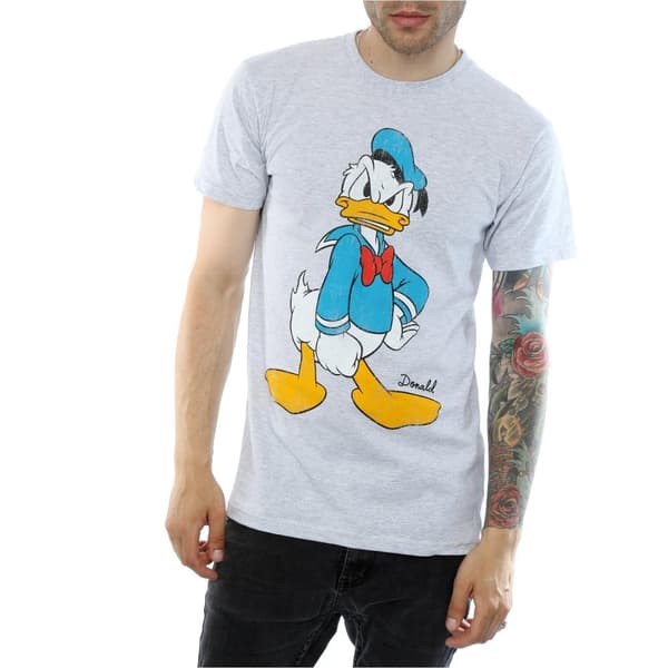 Disney Mens Donald Duck Angry T-Shirt