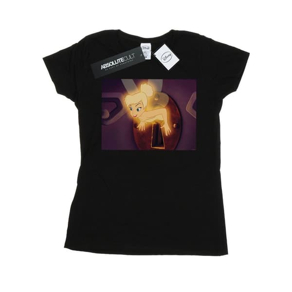 Disney Womens/Ladies Tinker Bell Lock Squeeze Cotton T-Shirt