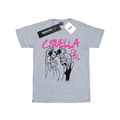 Pikkukuva 1 / 3: Disney Womens/Ladies Cruella De Vil Collared Cotton Boyfriend T-Shirt
