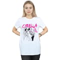 Pikkukuva 2 / 3: Disney Womens/Ladies Cruella De Vil Collared Cotton Boyfriend T-Shirt