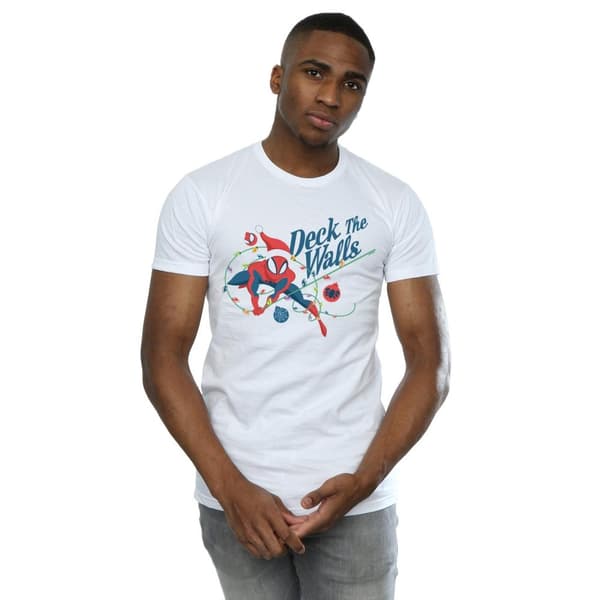 Marvel Spider-Man Deck the Walls T-shirt för herrar