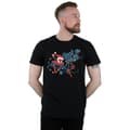Miniatyrbild 2 av 3: Marvel Spider-Man Deck the Walls T-shirt för herrar