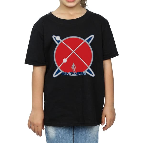 Marvel T-shirt i bomull med Ant-Man Planet-logotyp för flickor