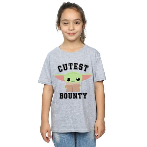 Star Wars Girls The Mandalorian Cutest Bounty T-shirt i bomull