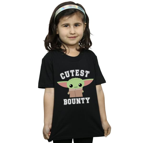 Star Wars Girls The Mandalorian Cutest Bounty T-shirt i bomull