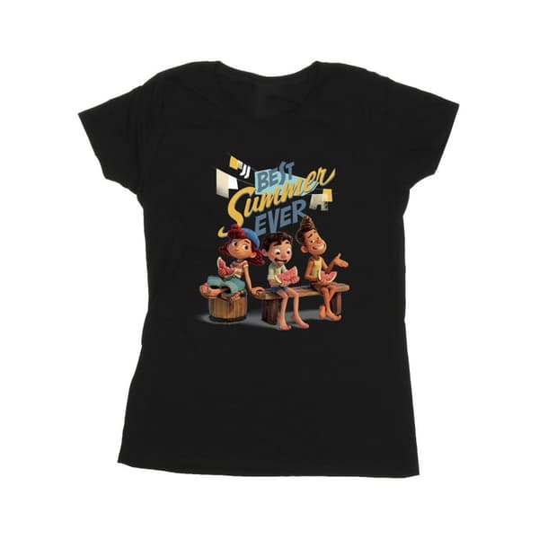 Disney Womens/Ladies Luca Best Summer Ever Cotton T-Shirt