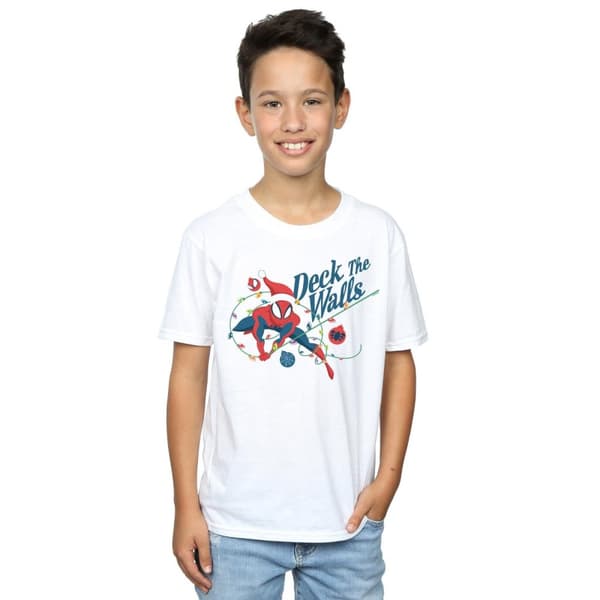Marvel Spider-Man Deck the Walls T-shirt för pojkar