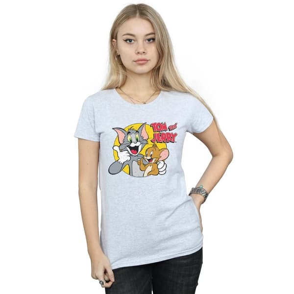 Tom And Jerry Womens/Ladies Thumbs Up Cotton T-Shirt