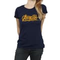 Miniatyrbillede 3 af 5: Marvel Womens/Ladies Avengers Infinity War Orange Logo Cotton T-Shirt