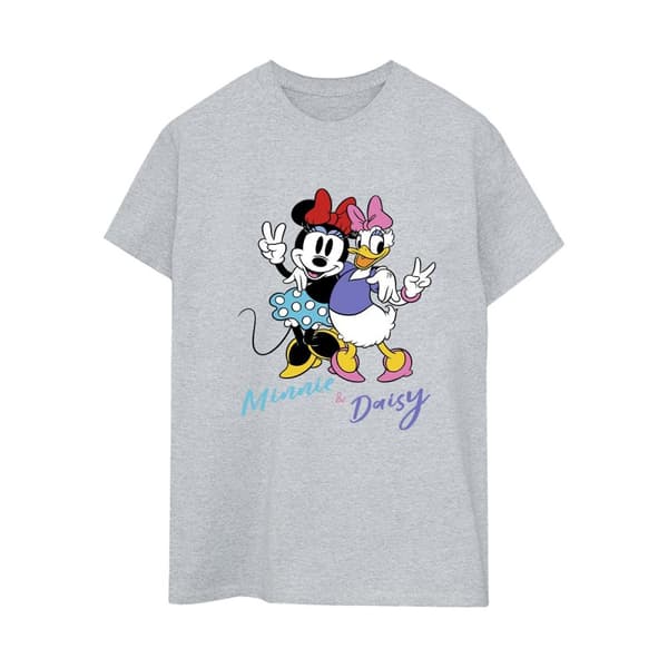 Disney Dam/Lady Minnie Mouse och Daisy Boyfriend T-shirt i bomull