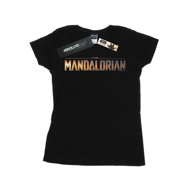 Star Wars Womens/Ladies The Mandalorian Series Logo Cotton T-Shirt